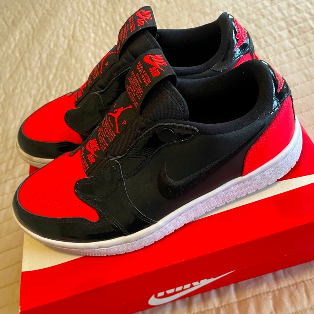Jordan AJ 1 Low Slip Sneaker Hot Punch